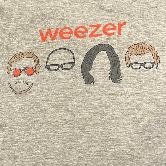 Tultex Other - 🎸 Weezer 2016 Summer Tour T-Shirt | Heather Gray | Concert Tee | Size Small